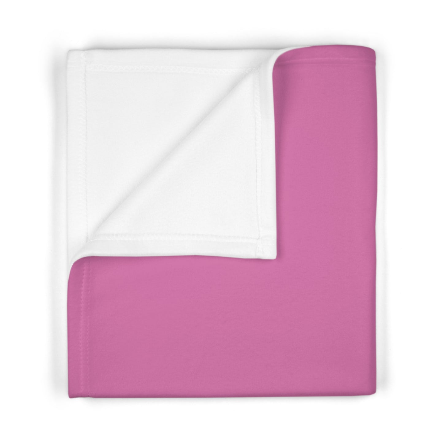 Legacy ‘73 Pink Soft Fleece Baby Blanket — Cozy Nursery Throw for Newborns & Toddlers