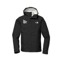 Tribal White Embrodiered North Face Waterproof Shell Jacket