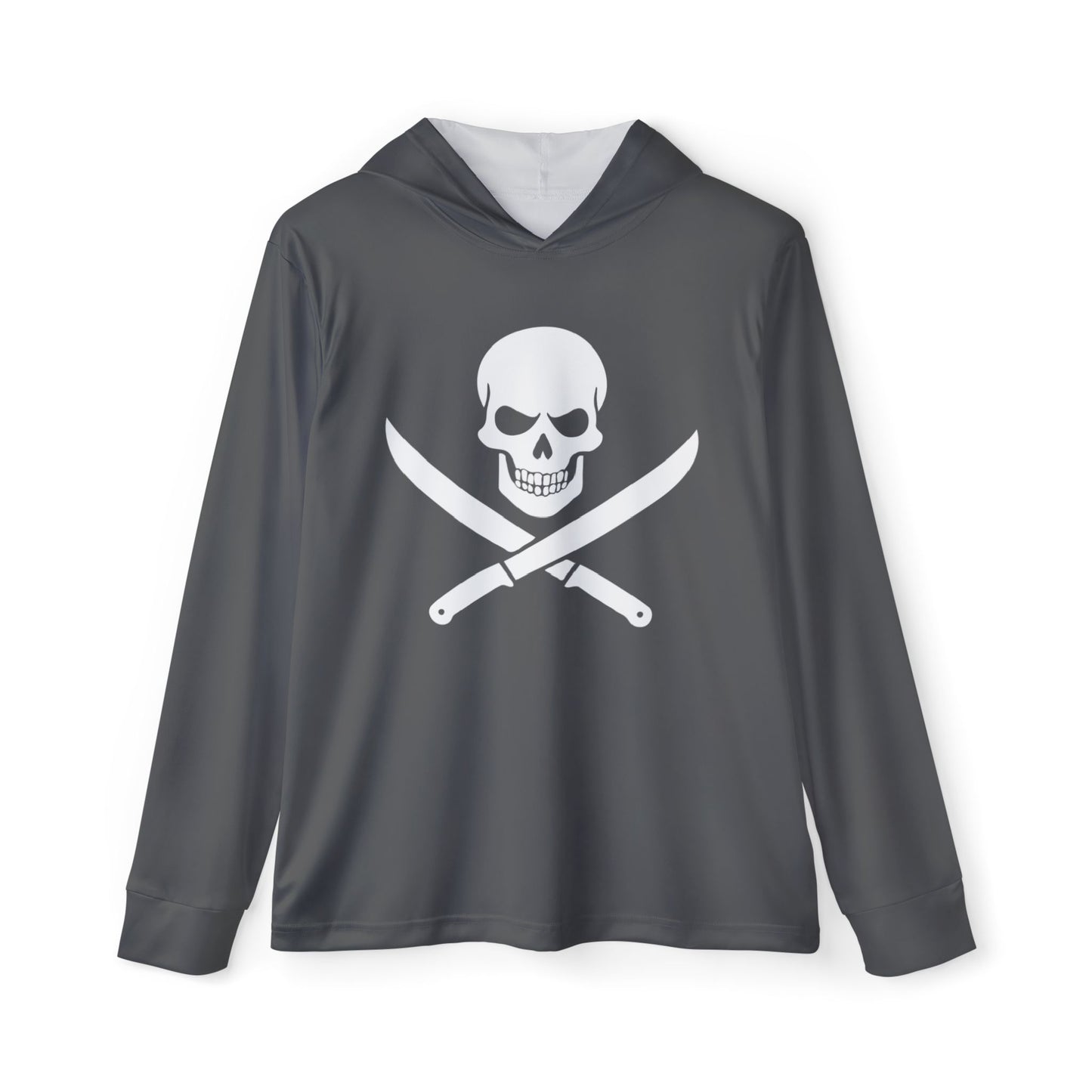 JR 2-Tone Hoodie — Two-Tone Pirate Skull Sports Warmup Hoodie