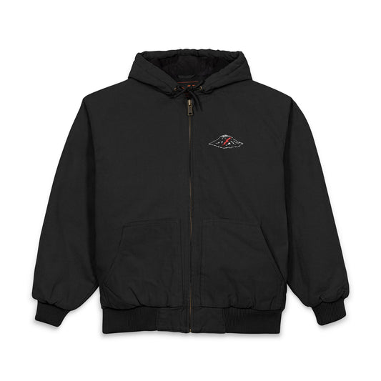 CID Embroidered Work Jacket — Men's Hooded Duck Cloth