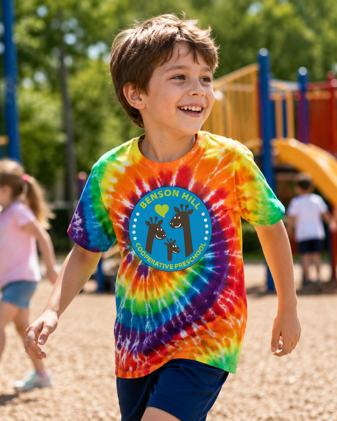 Youth T‑Shirt — Tie-Dye Benson Hill Cooperative Preschool