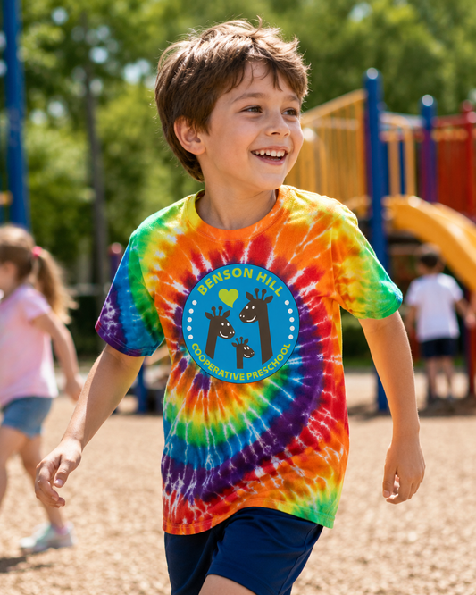 Youth T‑Shirt — Tie-Dye Benson Hill Cooperative Preschool