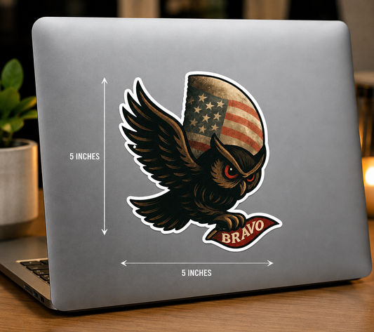 Bravo Kiss Cut Stickers