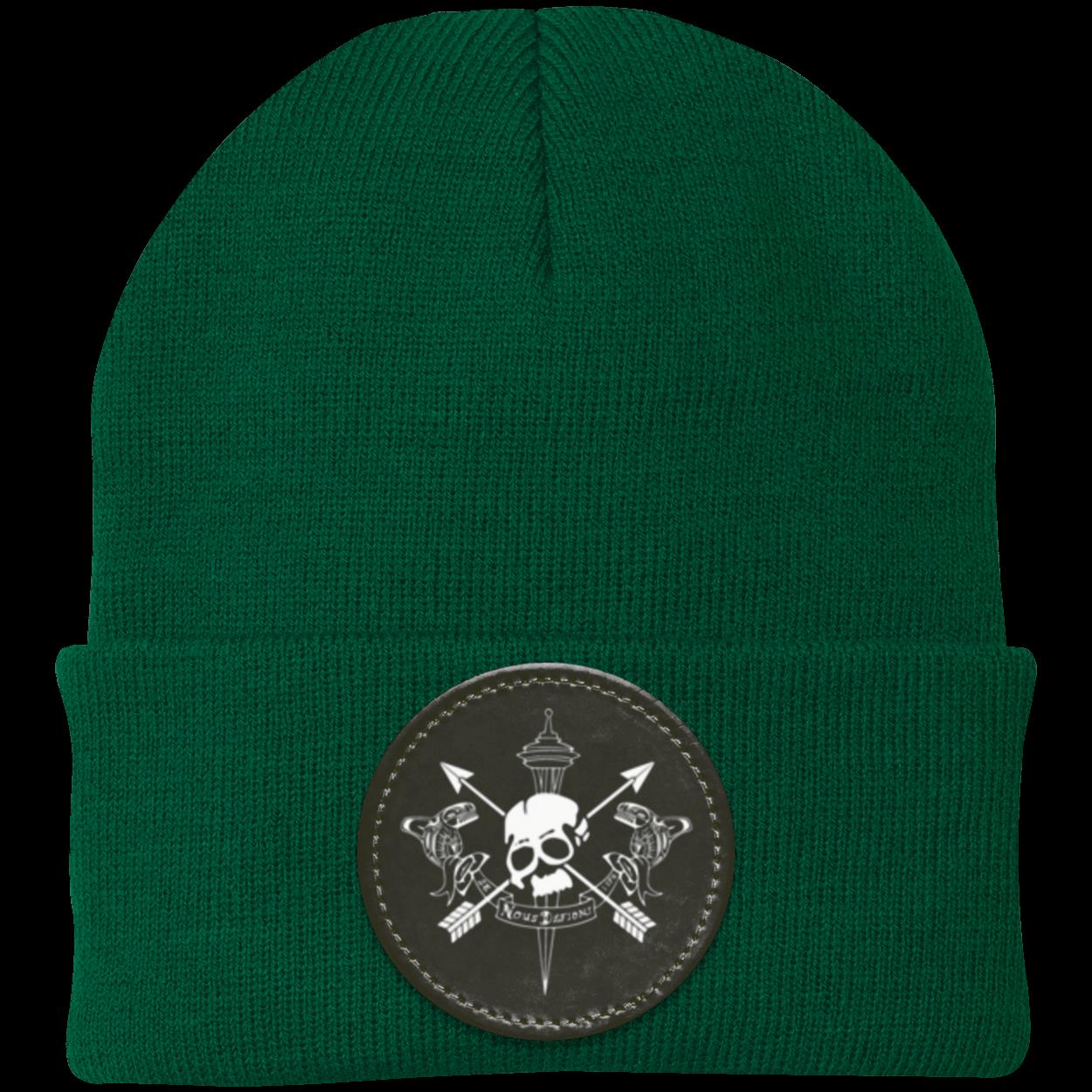 Seattle We Defy Knit Cap - Patch