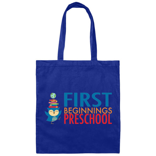 First Beginnings Preschool Canvas Tote Bag