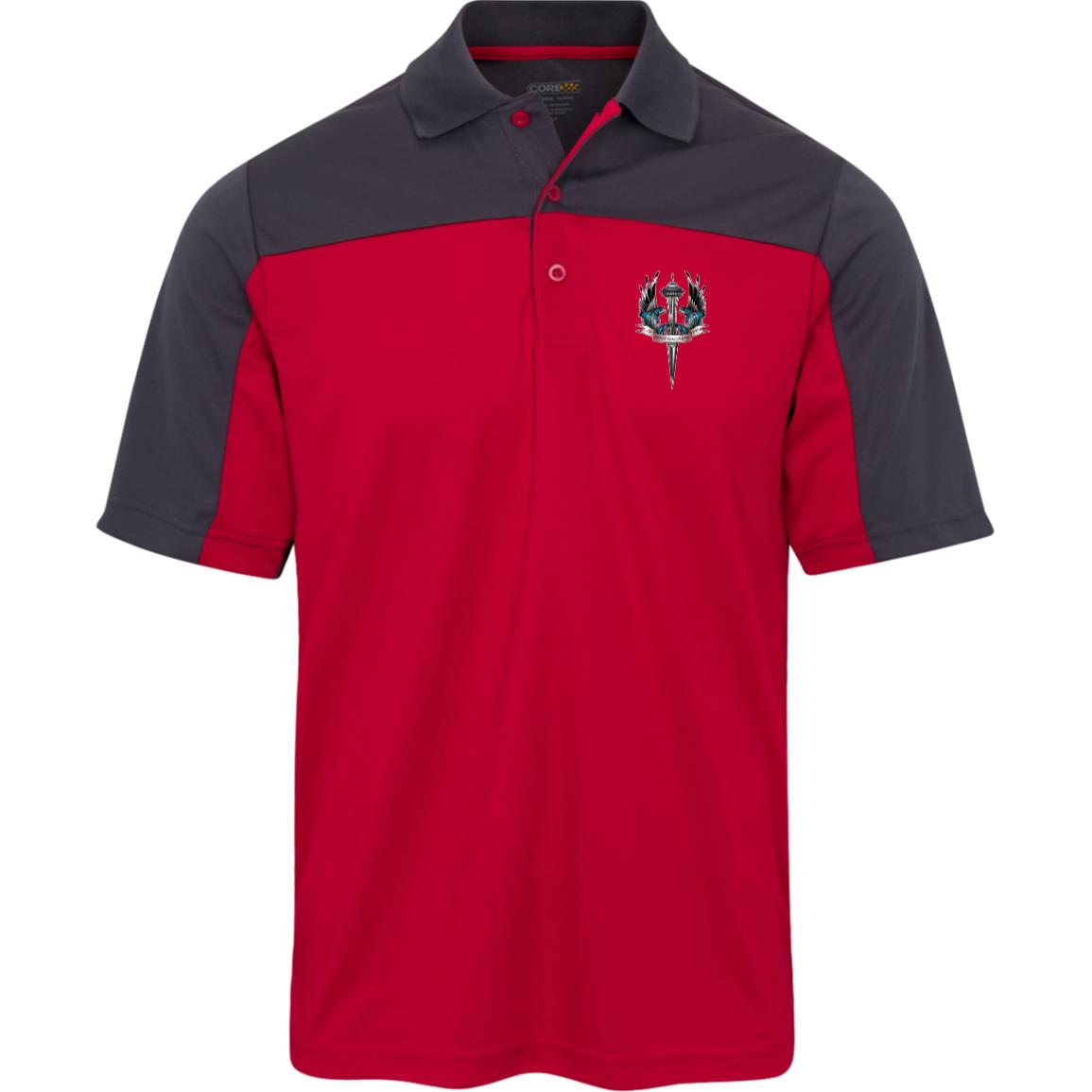 Seattle Logo Mens Balance Pique Polo