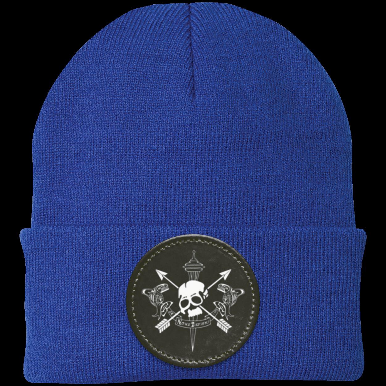 Seattle We Defy Knit Cap - Patch