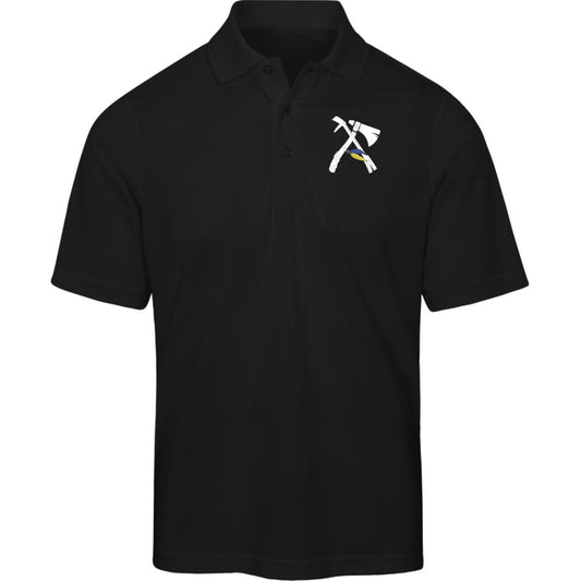 Atlanta White Logo Men's Origin Pique Polo