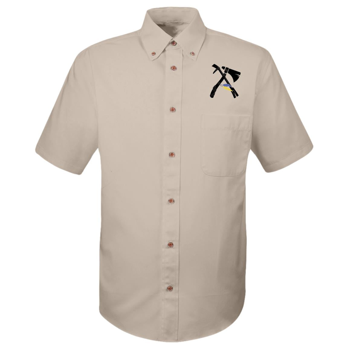 Atlanta Men's Easy Blend Short Sleeve Twill Shirt