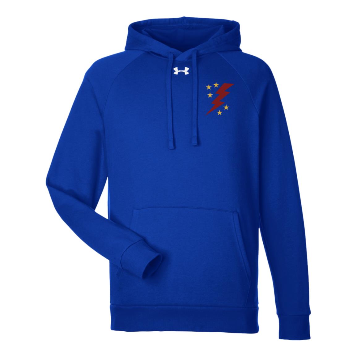 Thurston County Lightening Bolt Under Armour Mens Rival Fleece Hoodie