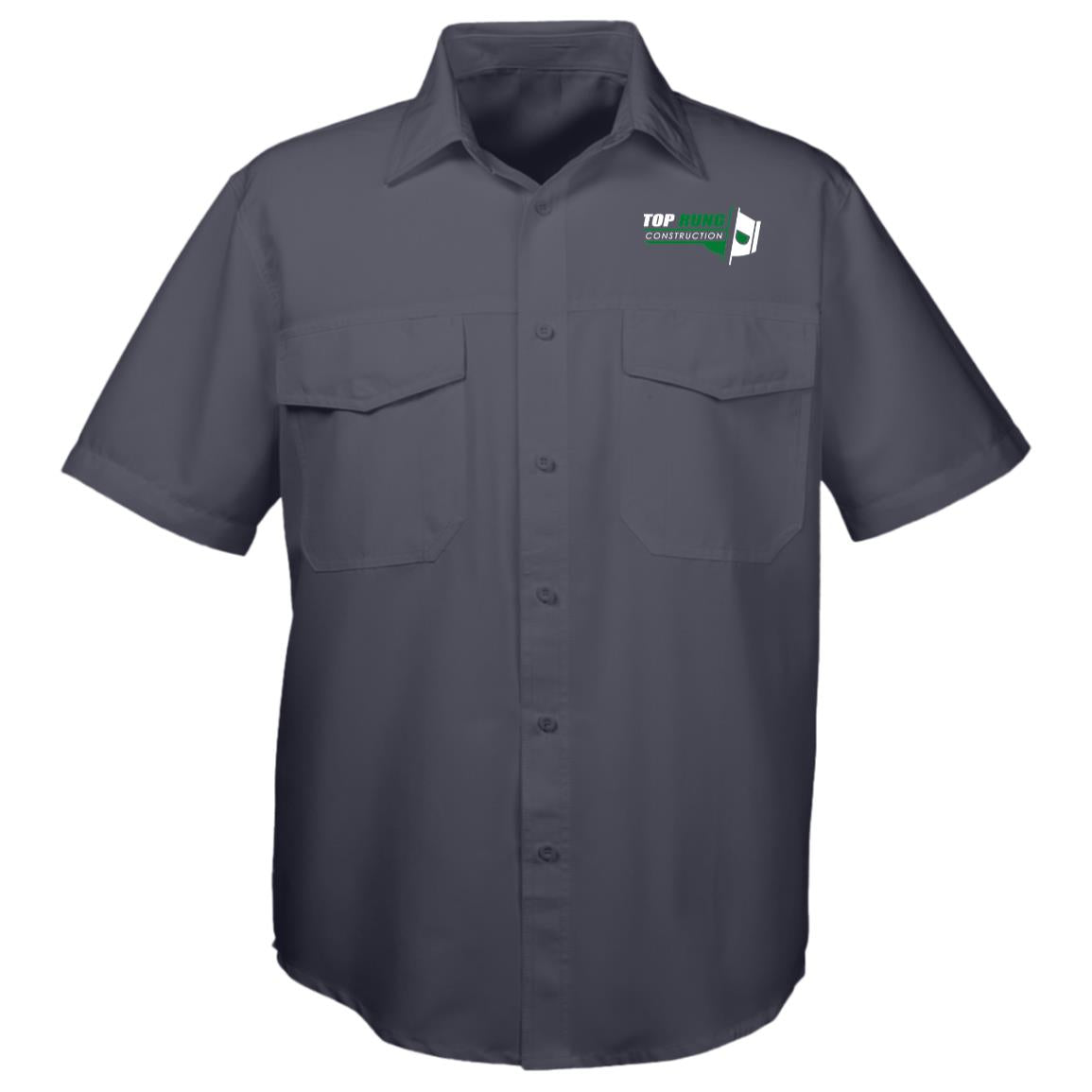 Top Rung Construction Men's Key West Short Sleeve Staff Shirt