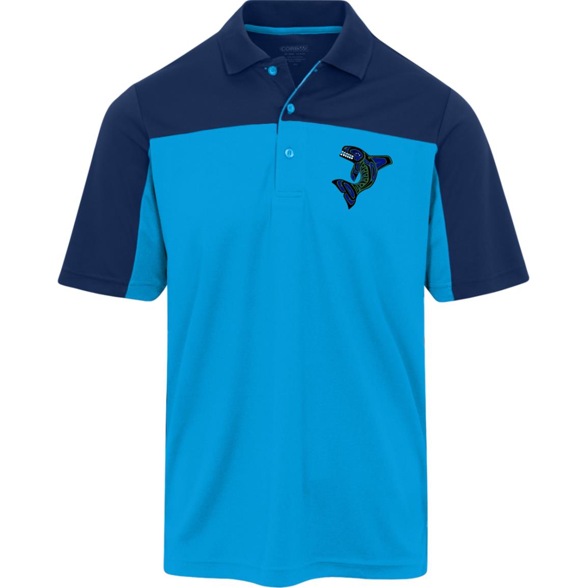 Seattle Orca Mens Balance Pique Polo