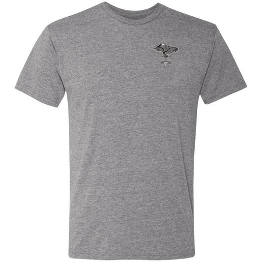 Lakewood Grey Eagle Front/ Back Triblend T-Shirt