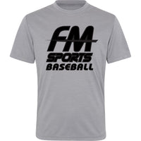 FM Sports Baseball Blackout Kids Sonic Heather Tee