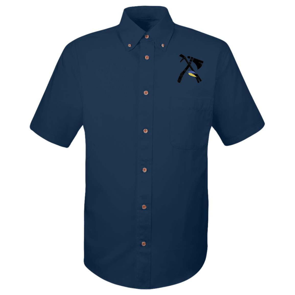 Atlanta Men's Easy Blend Short Sleeve Twill Shirt