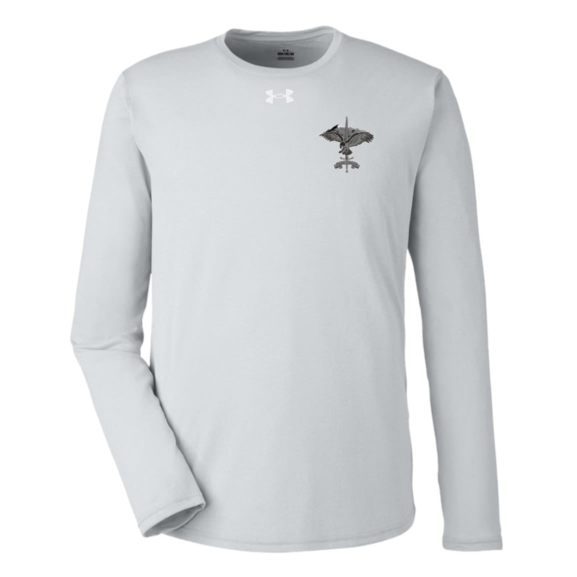 Lakewood Grey Eagle Front/ Back Under Armour Team Tech Long Sleeve Tee