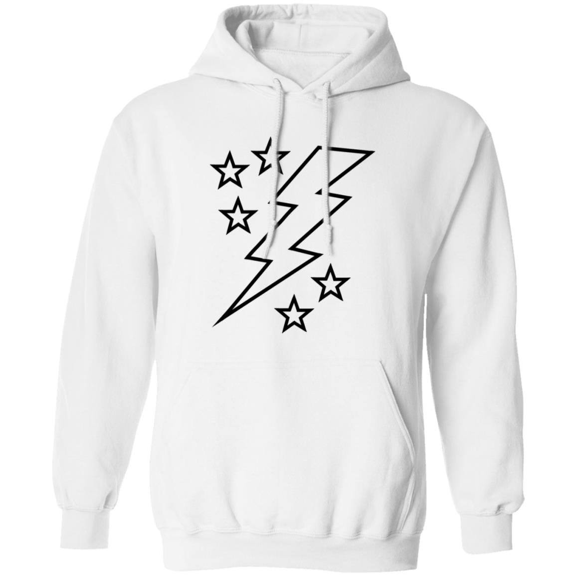 Lightening Bolt Large Pullover Hoodie