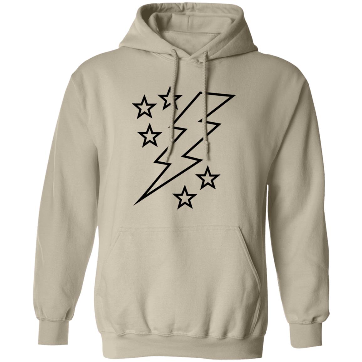 Lightening Bolt Large Pullover Hoodie