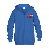 FM Sports USA Kids Heavy Blend Full Zip Hoodie