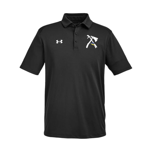 Atlanta White Logo Under Armour Mens Tech Polo