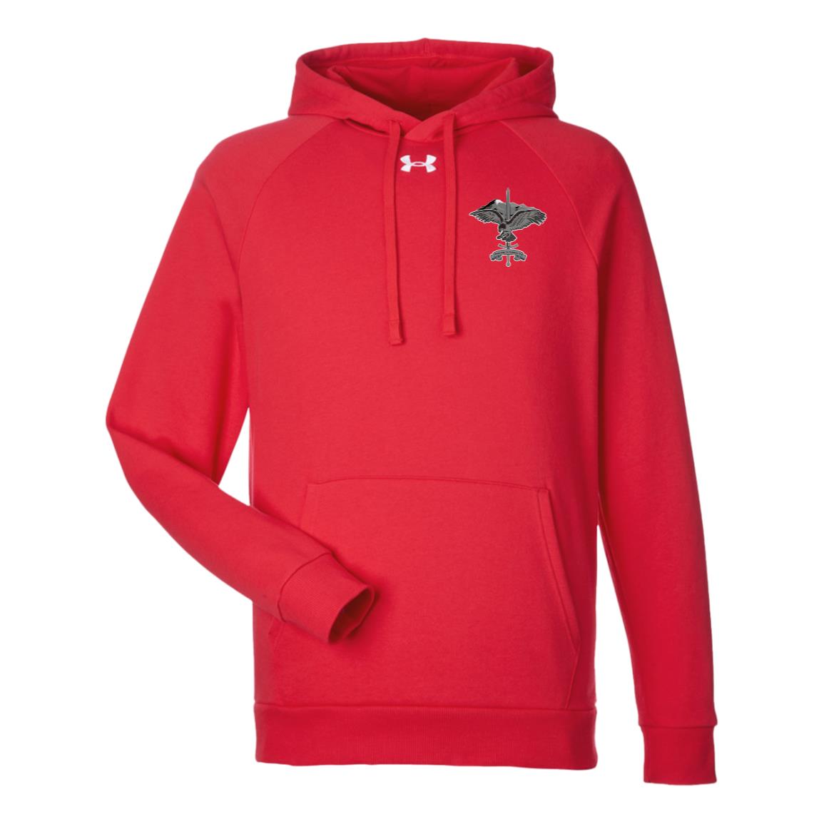 Lakewood Eagle  Front/ Back Under Armour Mens Rival Fleece Hoodie