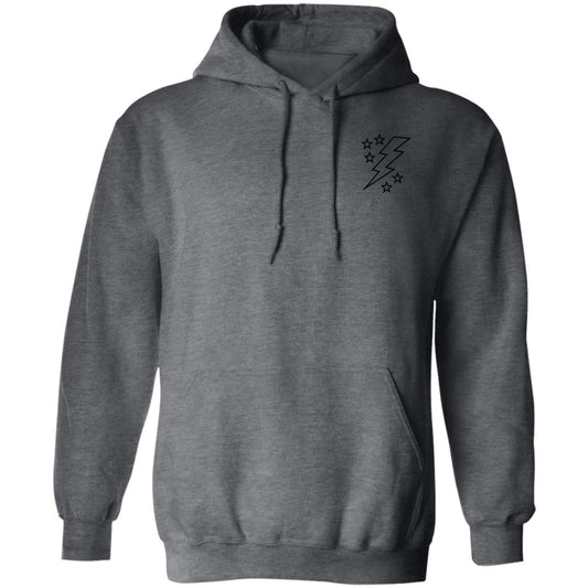 Lightening Bolt Outline Pullover Hoodie