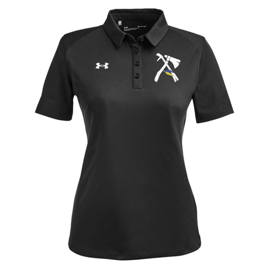 Atlanta White Logo Under Armour Womens Tech Polo