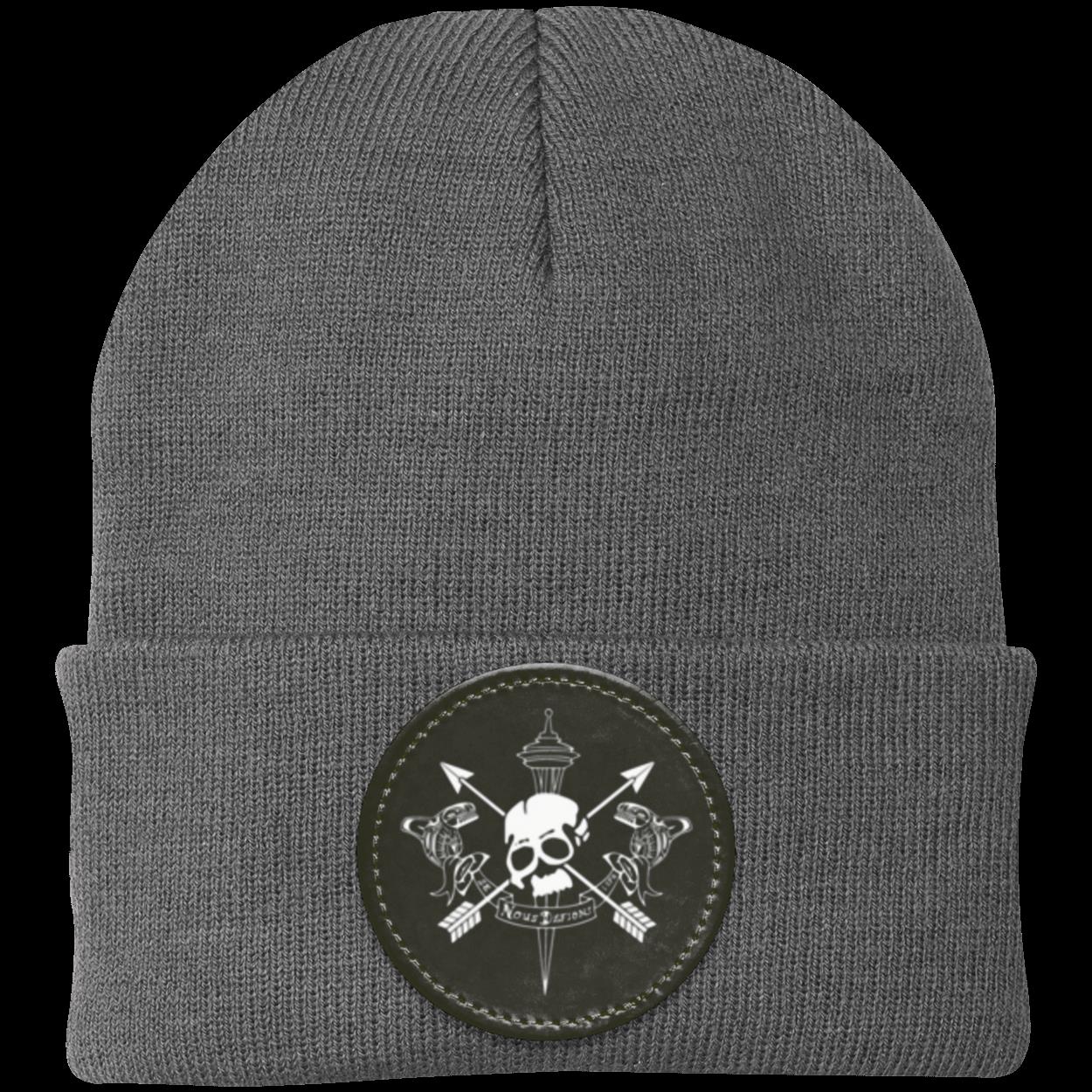 Seattle We Defy Knit Cap - Patch