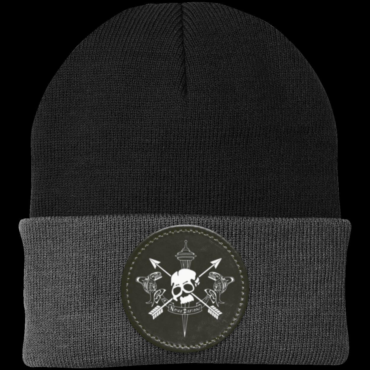 Seattle We Defy Knit Cap - Patch