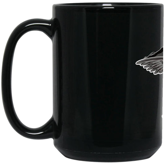 Lakewood Grey Eagle 15oz Black Mug