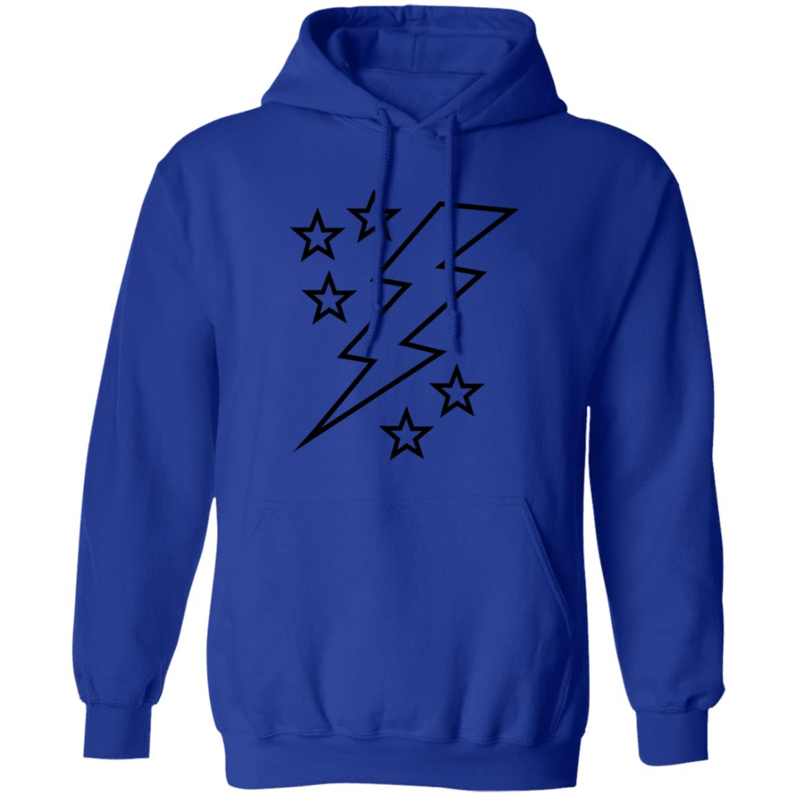 Lightening Bolt Large Pullover Hoodie