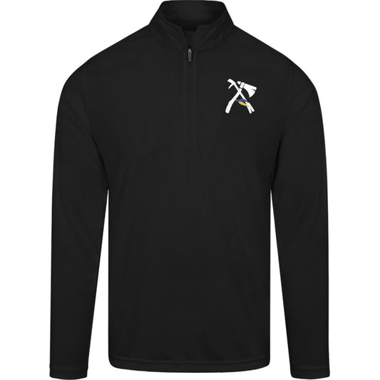 Atlanta Logo White Team 365 Mens Zone Quarter Zip