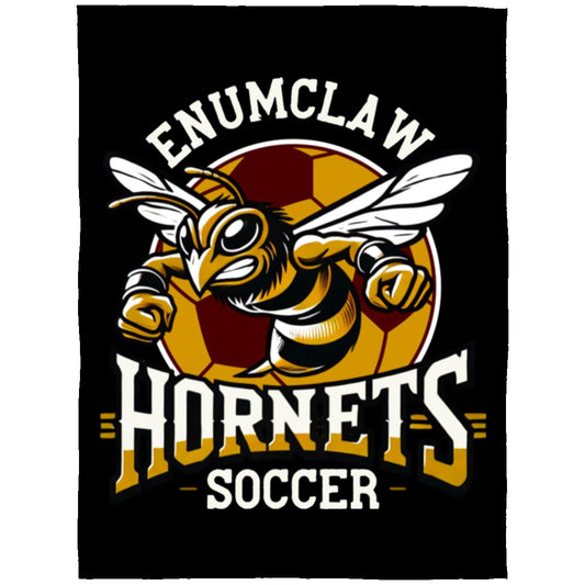 Enumclaw Hornets Soccer Arctic Fleece Blanket 60x80