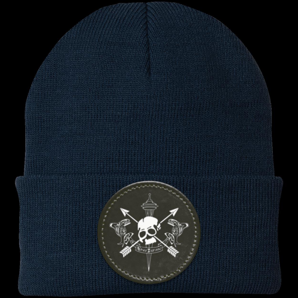 Seattle We Defy Knit Cap - Patch