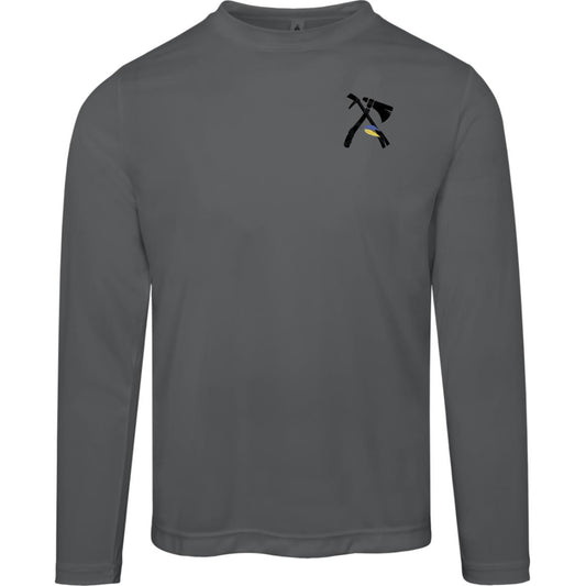 Atlanta Pocket Logo Team 365 Mens Zone Long Sleeve Tee