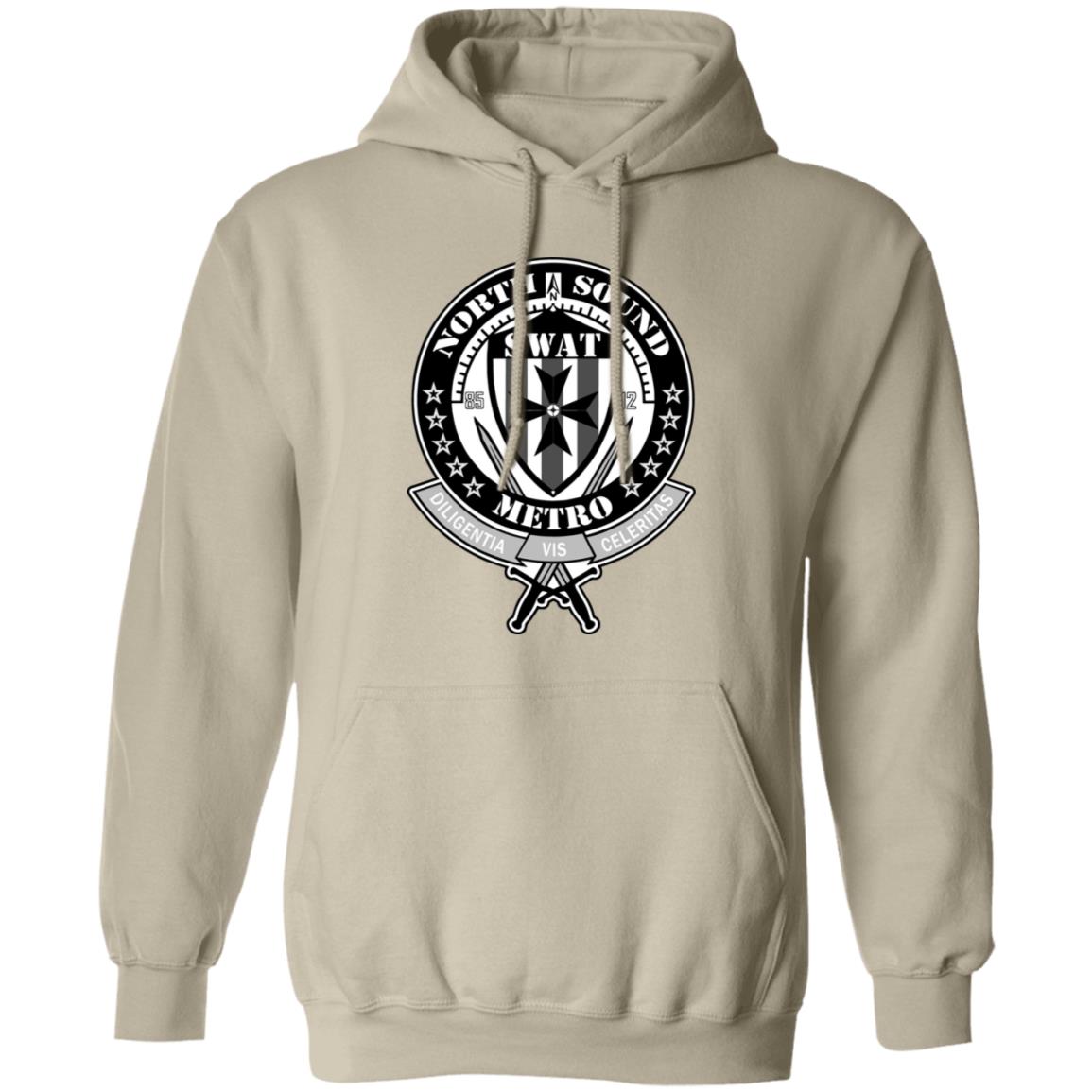 NSM Grey Logo Pullover Hoodie