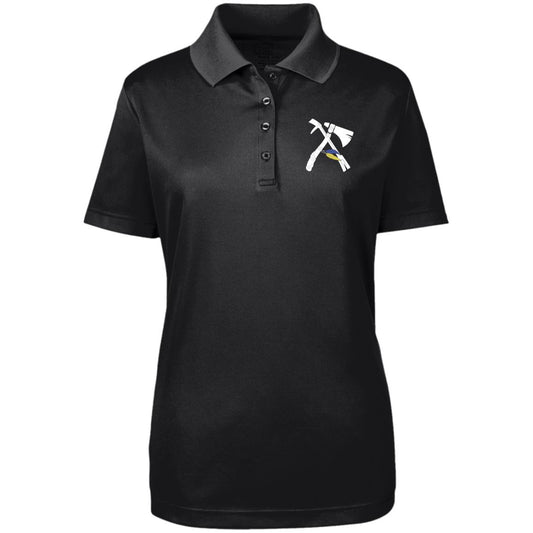 Atlanta White Logo Women's Origin Pique Polo