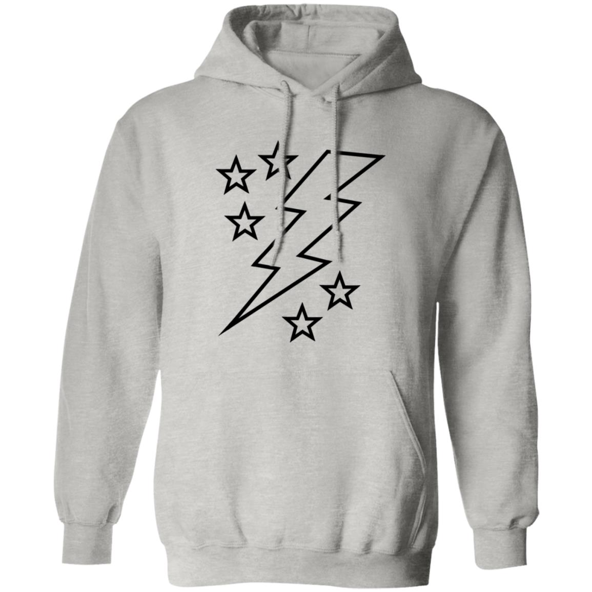 Lightening Bolt Large Pullover Hoodie