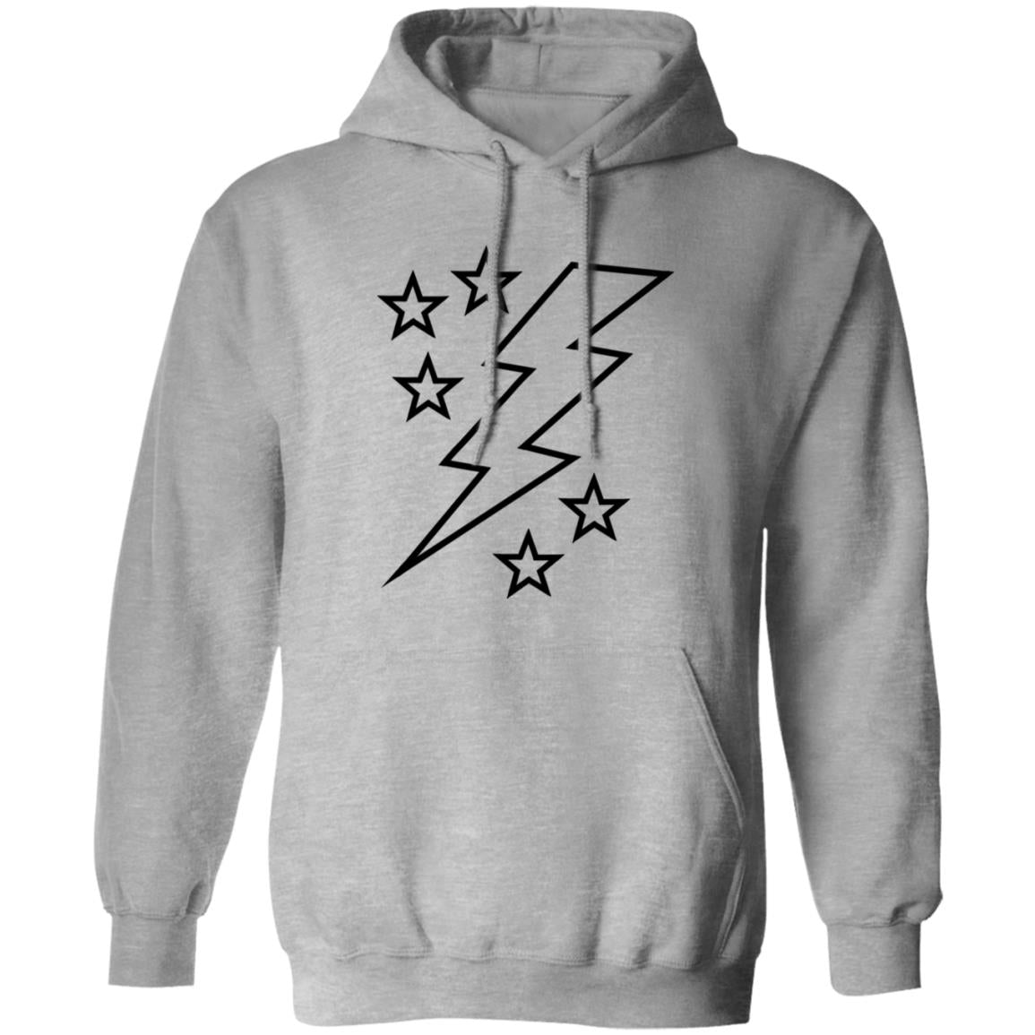 Lightening Bolt Large Pullover Hoodie