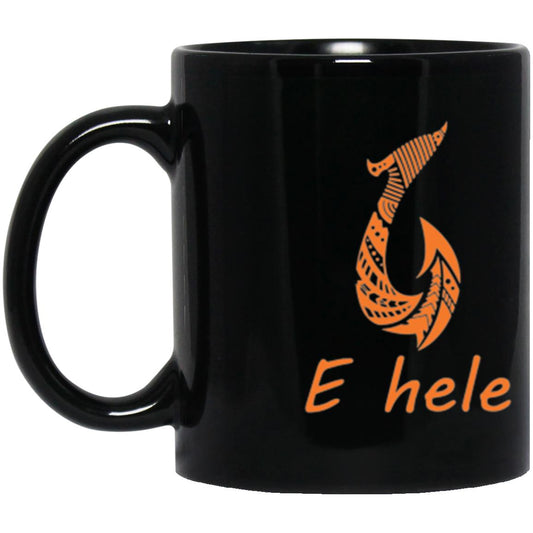 Hawaii Hook 11oz Black Mug