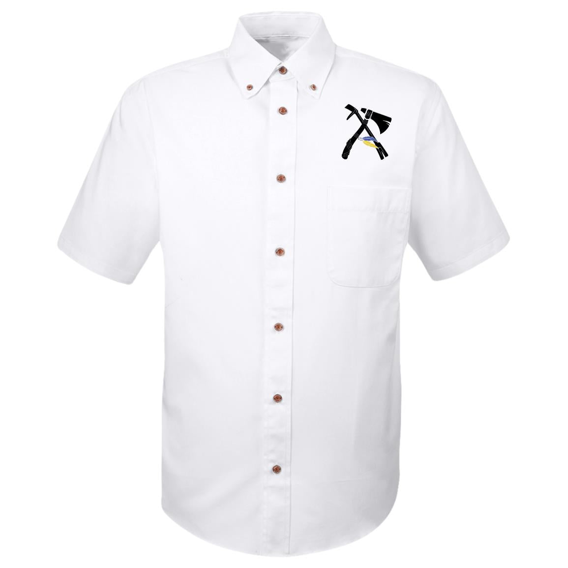 Atlanta Men's Easy Blend Short Sleeve Twill Shirt