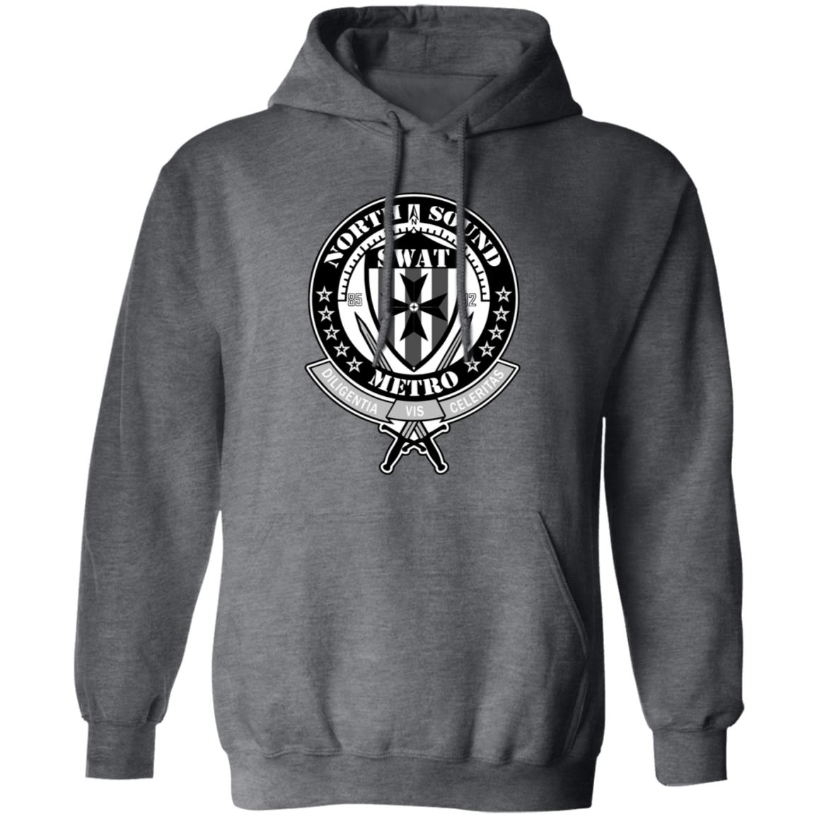 NSM Grey Logo Pullover Hoodie