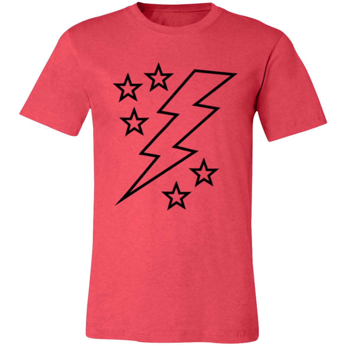 Lightening Bolt Large Unisex Jersey Short-Sleeve T-Shirt