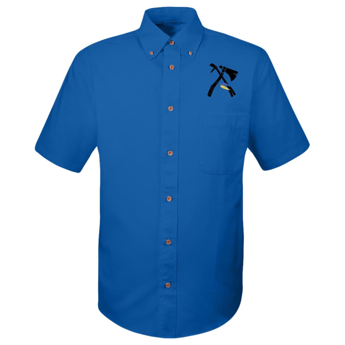 Atlanta Men's Easy Blend Short Sleeve Twill Shirt