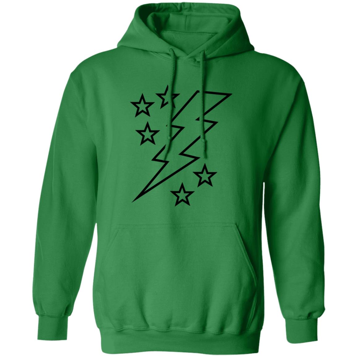 Lightening Bolt Large Pullover Hoodie