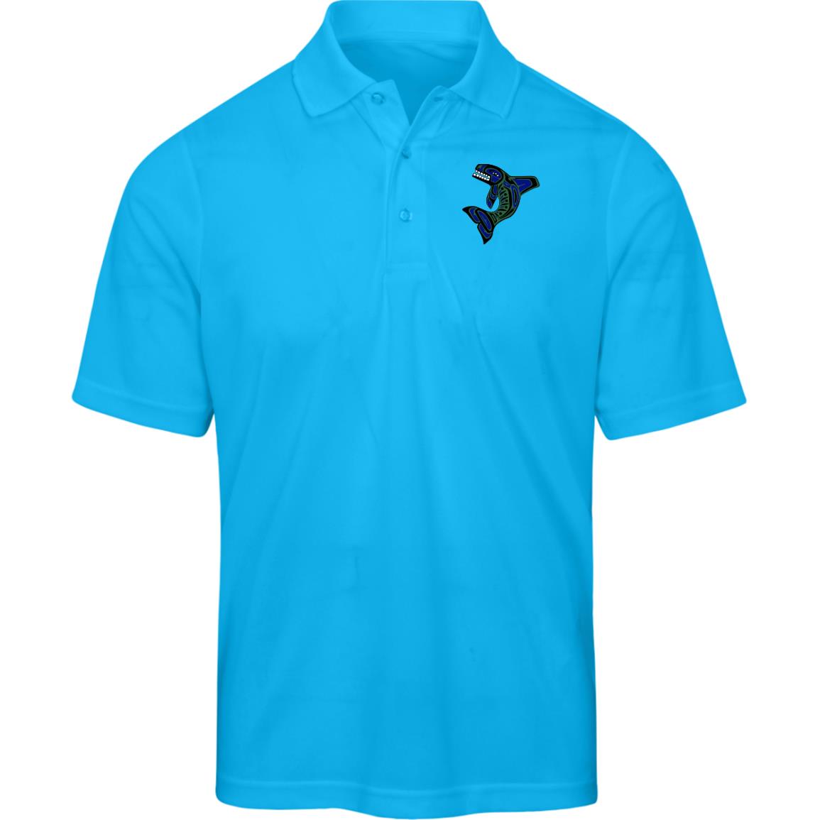 Seattle Orca Mens Origin Pique Polo