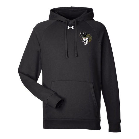 War Bears Front/Back Under Armour Mens Rival Fleece Hoodie