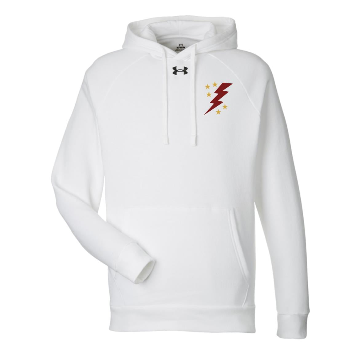 Thurston County Lightening Bolt Under Armour Mens Rival Fleece Hoodie