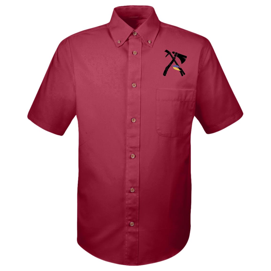 Atlanta Men's Easy Blend Short Sleeve Twill Shirt