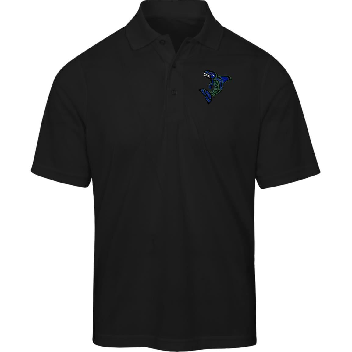 Seattle Orca Mens Origin Pique Polo